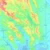 Napa County topographic map, elevation, terrain